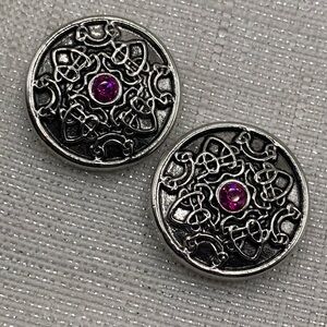 HOT PINK / FUSHIA - Matching Snap Button Charms - 18mm/20mm Charms